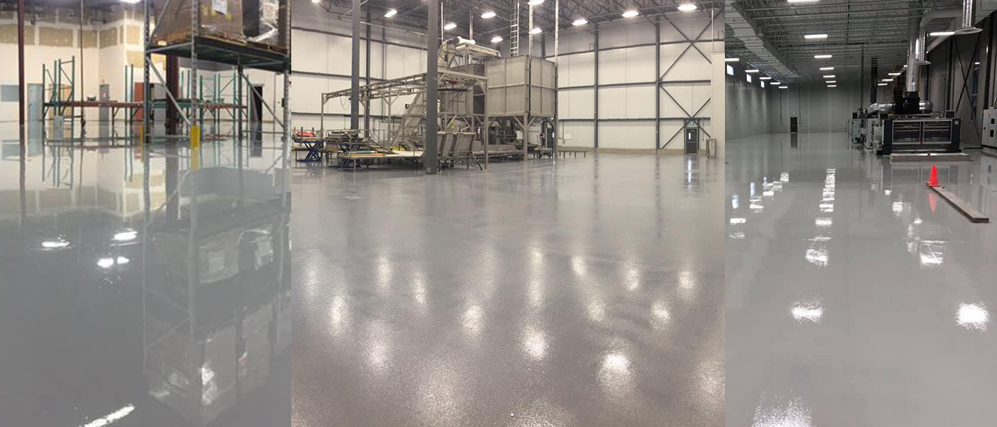 Warehouse epoxy flooring image