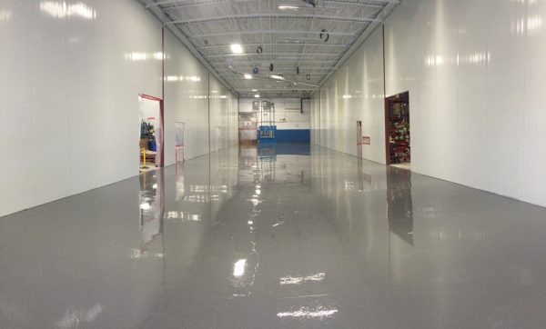 Solid Color Epoxy Floor application